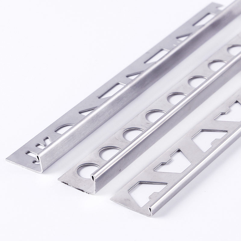 Stainless steel tile trim