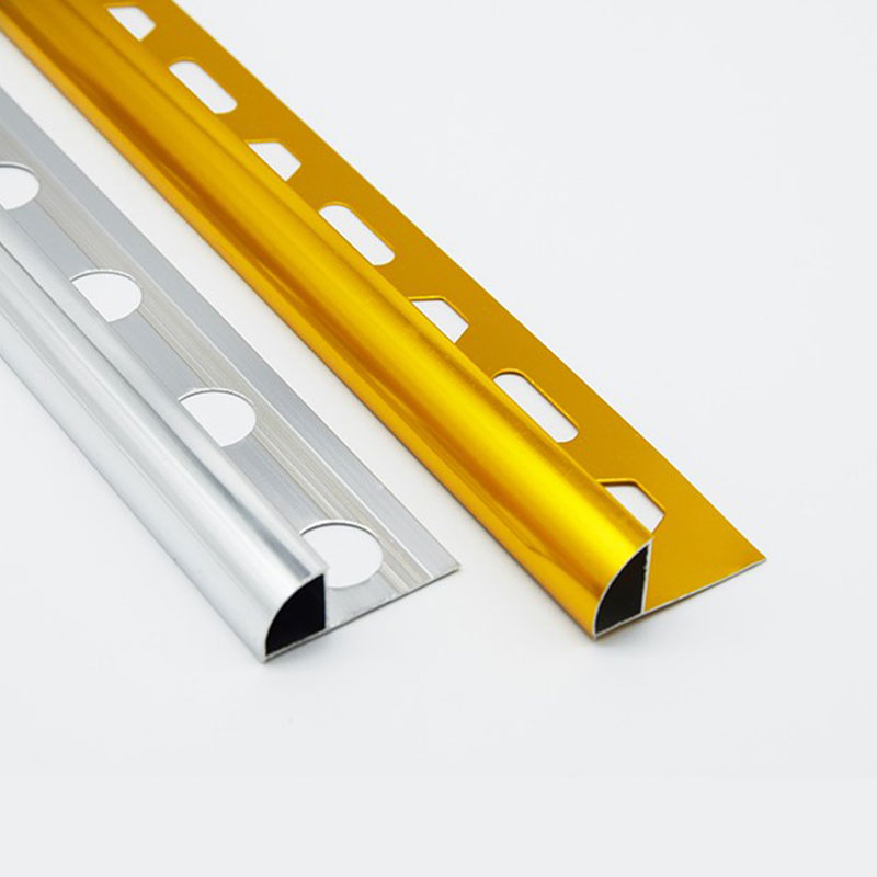 Gold tile trim